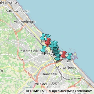 Mappa Via Caduti sul Lavoro, 65123 Pescara PE, Italia (1.08067)