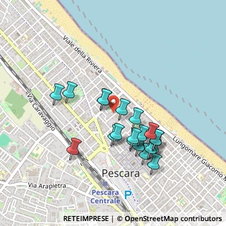 Mappa Via Nicolò Tommaseo, 65123 Pescara PE, Italia (0.4405)