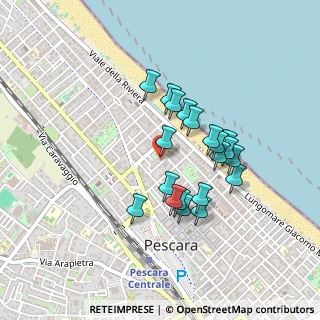 Mappa Via Nicolò Tommaseo, 65123 Pescara PE, Italia (0.383)