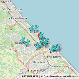 Mappa Via Nicolò Tommaseo, 65123 Pescara PE, Italia (1.37538)