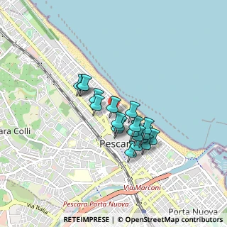 Mappa Via Nicolò Tommaseo, 65123 Pescara PE, Italia (0.6805)