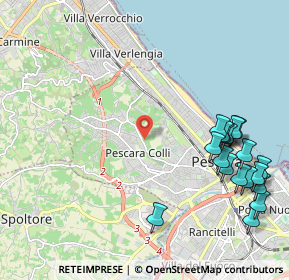 Mappa 65125 Pescara PE, Italia (2.76333)