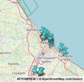 Mappa 65125 Pescara PE, Italia (6.48357)