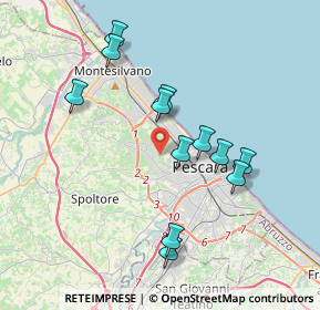 Mappa 65125 Pescara PE, Italia (3.7375)