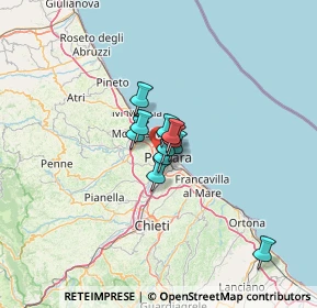 Mappa 65125 Pescara PE, Italia (6.73545)