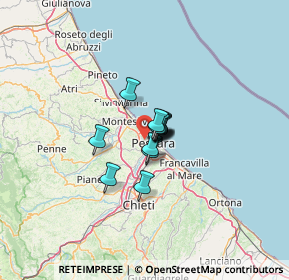 Mappa 65125 Pescara PE, Italia (5.97692)