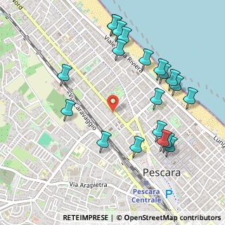 Mappa Viale Giovanni Bovio, 65125 Pescara PE, Italia (0.5925)