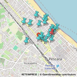 Mappa Viale Giovanni Bovio, 65125 Pescara PE, Italia (0.3705)