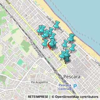 Mappa Viale Giovanni Bovio, 65125 Pescara PE, Italia (0.3155)