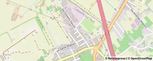 Mappa Cappelle sul Tavo