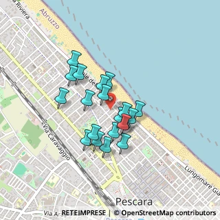 Mappa Via dei Martiri Angolani, 65123 Pescara PE, Italia (0.346)