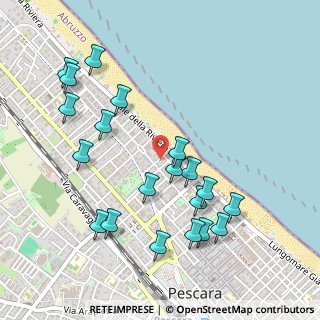 Mappa Via dei Martiri Angolani, 65123 Pescara PE, Italia (0.564)