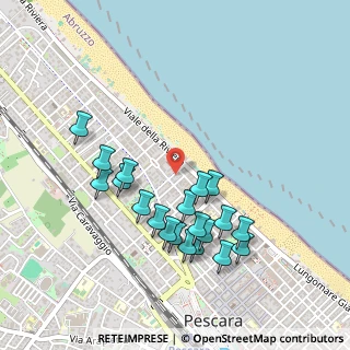 Mappa Via dei Martiri Angolani, 65123 Pescara PE, Italia (0.4925)