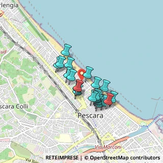 Mappa Via dei Martiri Angolani, 65123 Pescara PE, Italia (0.663)