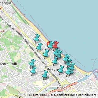Mappa Via dei Martiri Angolani, 65123 Pescara PE, Italia (0.969)