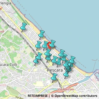 Mappa Via dei Martiri Angolani, 65123 Pescara PE, Italia (0.923)