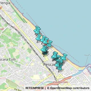 Mappa Via dei Martiri Angolani, 65123 Pescara PE, Italia (0.741)