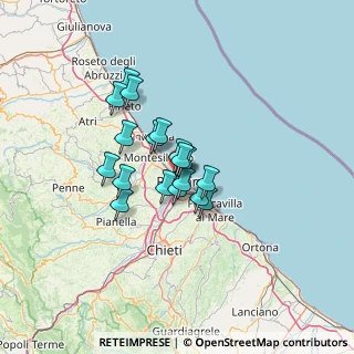 Mappa Via del Milite Ignoto, 65123 Pescara PE, Italia (9.33333)