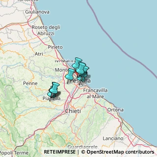 Mappa Via Nino Bixio, 65123 Pescara PE, Italia (7.35)