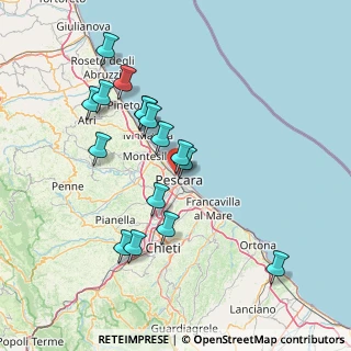 Mappa Via Nino Bixio, 65123 Pescara PE, Italia (15.125)