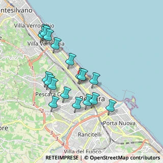 Mappa Via Renato Berardinucci, 65123 Pescara PE, Italia (1.88)