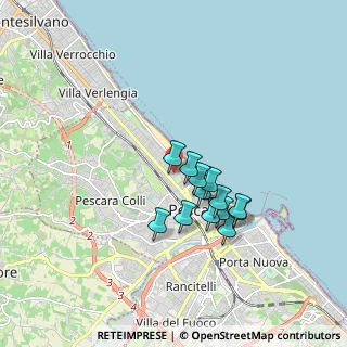 Mappa Via Renato Berardinucci, 65123 Pescara PE, Italia (1.44385)