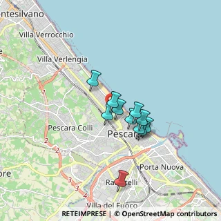 Mappa Via Nino Bixio, 65123 Pescara PE, Italia (1.30455)