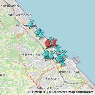 Mappa Via Renato Berardinucci, 65123 Pescara PE, Italia (1.16)