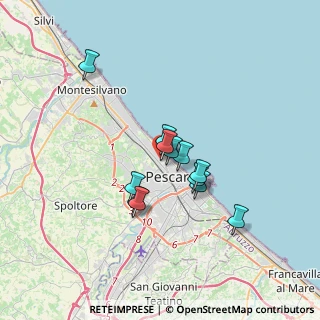 Mappa Via Nino Bixio, 65123 Pescara PE, Italia (2.72167)