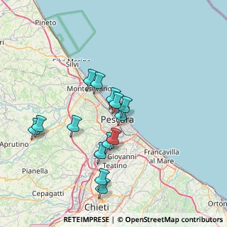 Mappa Via Nino Bixio, 65123 Pescara PE, Italia (6.90214)