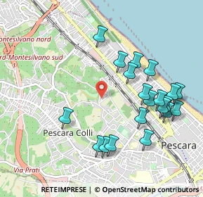 Mappa Strada Zanni, 65125 Pescara PE, Italia (1.095)