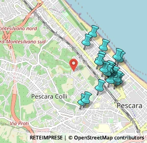 Mappa Strada Zanni, 65125 Pescara PE, Italia (0.9855)