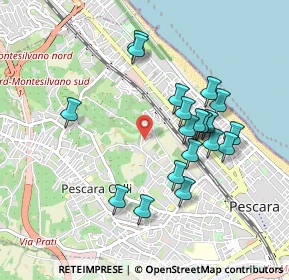 Mappa Strada Zanni, 65125 Pescara PE, Italia (0.9085)