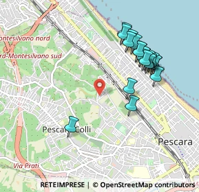 Mappa Strada Zanni, 65125 Pescara PE, Italia (1.022)
