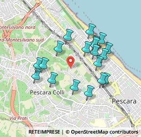 Mappa Strada Zanni, 65125 Pescara PE, Italia (0.861)