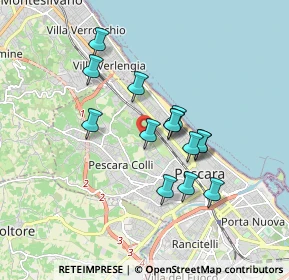 Mappa Strada Zanni, 65125 Pescara PE, Italia (1.50571)