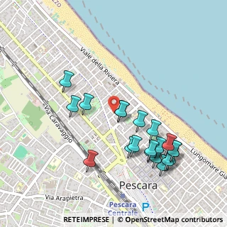 Mappa Via Marsala, 65123 Pescara PE, Italia (0.542)