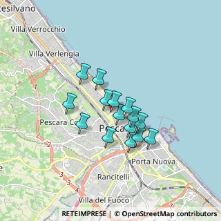 Mappa Via Marsala, 65123 Pescara PE, Italia (1.27933)
