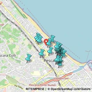 Mappa Via Marsala, 65123 Pescara PE, Italia (0.7135)