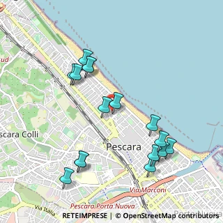 Mappa Via Marsala, 65123 Pescara PE, Italia (1.0975)