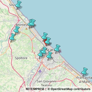 Mappa Parco Villa Sabucchi, 65123 Pescara PE, Italia (4.38417)