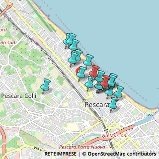 Mappa Parco Villa Sabucchi, 65123 Pescara PE, Italia (0.7105)
