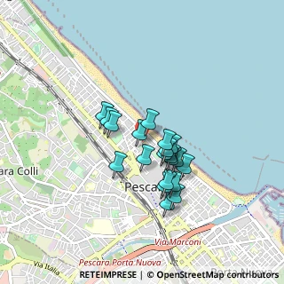 Mappa Viale Leopoldo Muzii, 65100 Pescara PE, Italia (0.669)