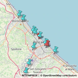 Mappa Viale Leopoldo Muzii, 65100 Pescara PE, Italia (3.91083)
