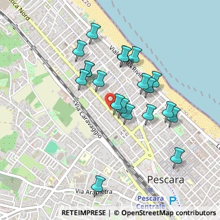 Mappa Viale Giovanni Bovio, 65123 Pescara PE, Italia (0.454)