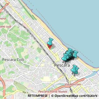 Mappa Viale Giovanni Bovio, 65123 Pescara PE, Italia (0.98722)