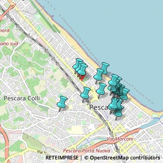 Mappa Viale Giovanni Bovio, 65123 Pescara PE, Italia (0.8455)