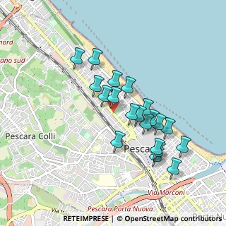 Mappa Viale Giovanni Bovio, 65123 Pescara PE, Italia (0.848)