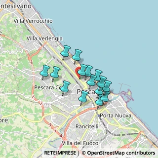 Mappa Viale Giovanni Bovio, 65123 Pescara PE, Italia (1.312)