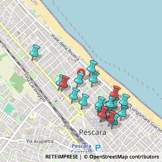 Mappa Viale Leopoldo Muzii, 65123 Pescara PE, Italia (0.509)